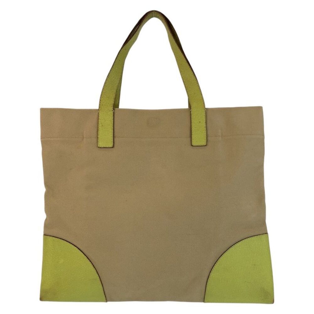 Prada Canvas Leather Tote Bag - Picture 3 of 10